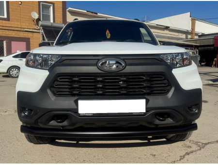 Защита переднего бампера с покрытием "Раптор" d60 Lada Niva Travel NVT.21.02-R Защита переднего бампера с покрытием "Раптор" d60 Lada Niva Travel NVT.21.02-R